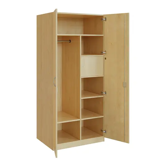 Q 26-80 skříň šatní, 2-dvéřová, 800x600x1800mm, javor horský